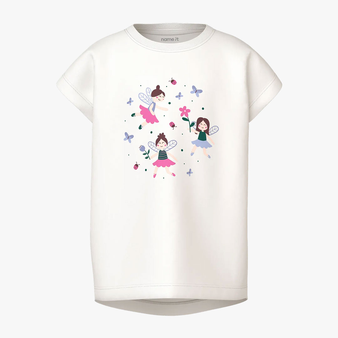 T-shirt VIGEA Name It Cloud Dancer 0
