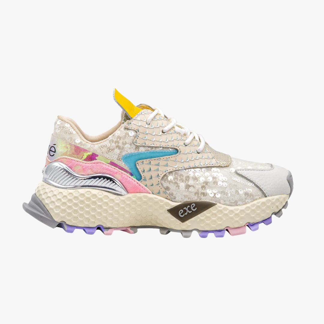 Sapatilhas 3020-8A Exé Yellow Blue 1