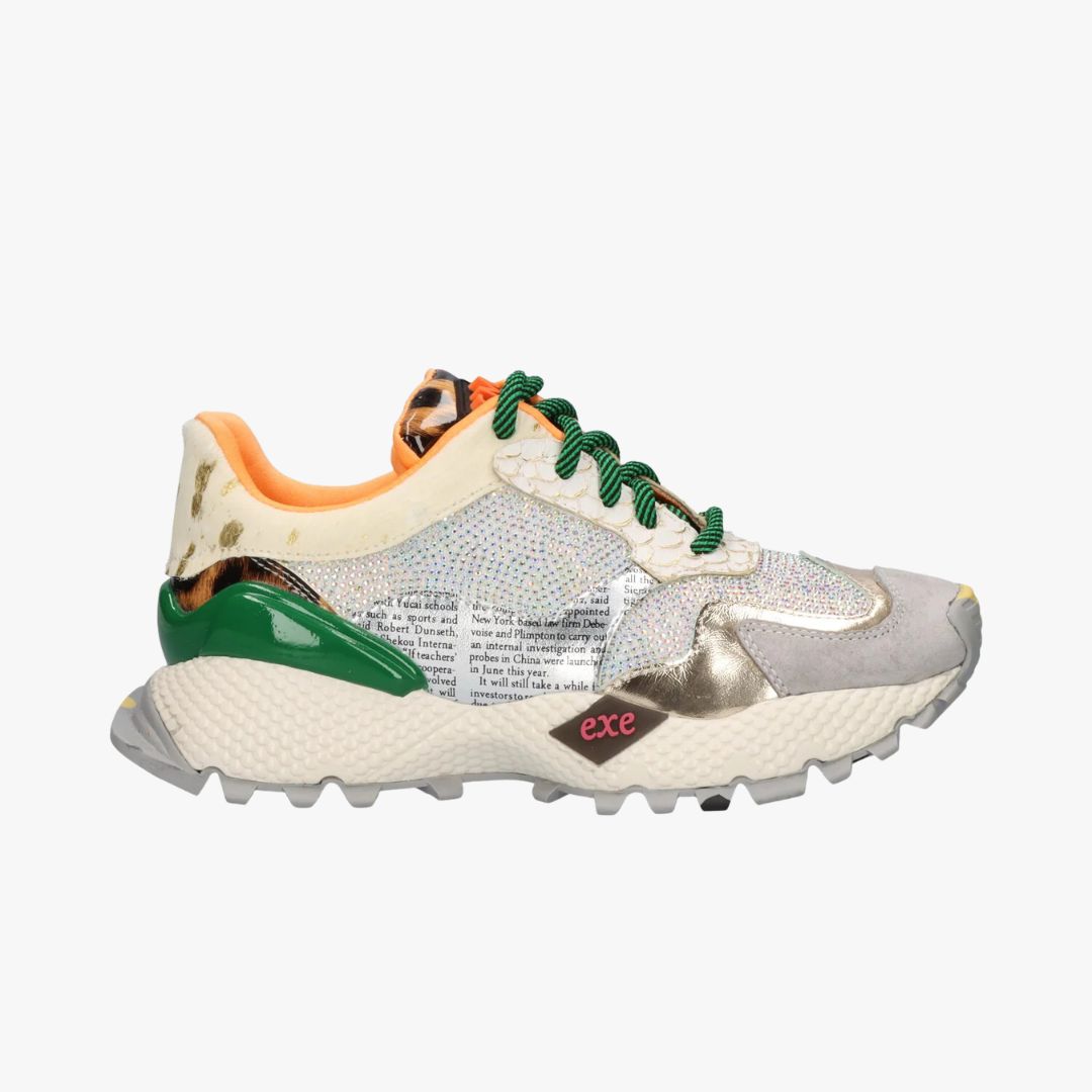 Sapatilhas 8830-1 Exé Grey Gold 1
