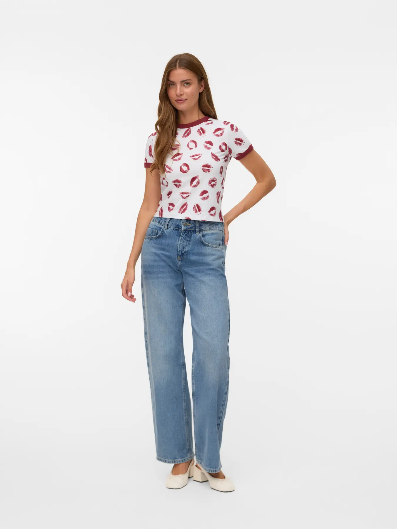 T-shirt MIDA Vero Moda Bright White 1