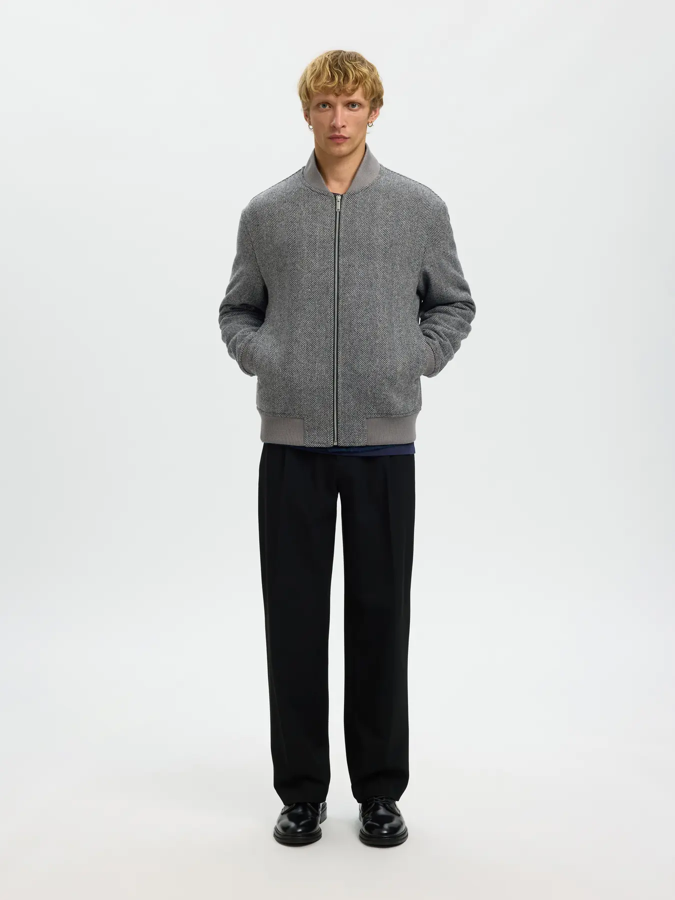 Casaco HJENS Selected Dark Grey 3