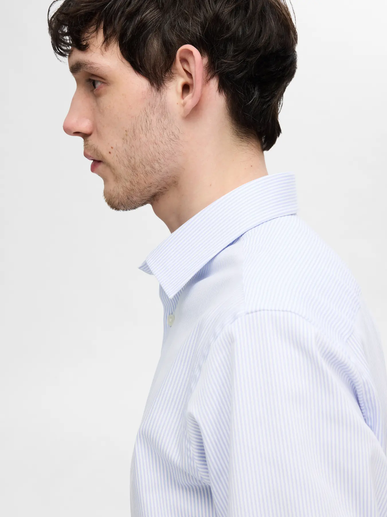 Camisa SLIM FILIP Selected Cashmere Blue 2