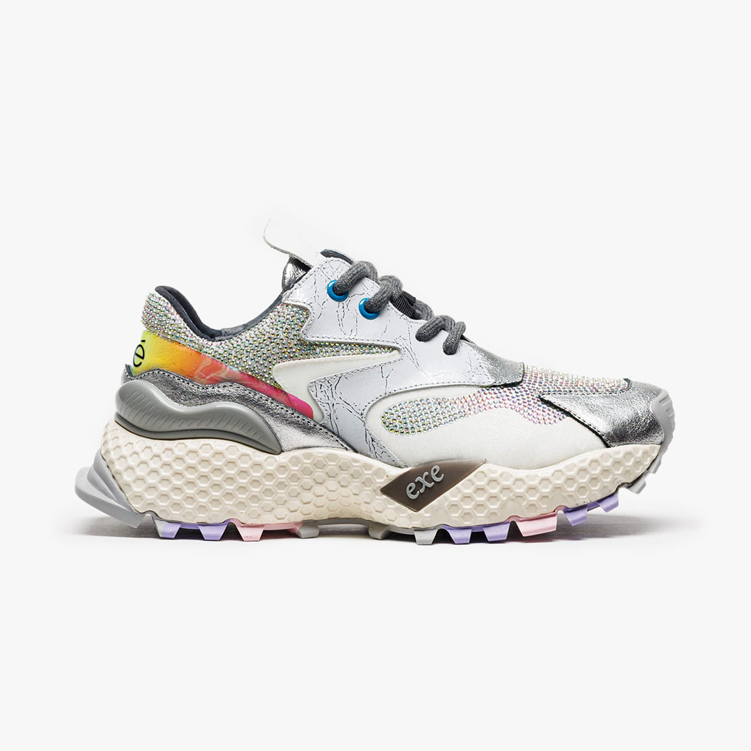 Sapatilhas 3020-8A Exé Silver White 2