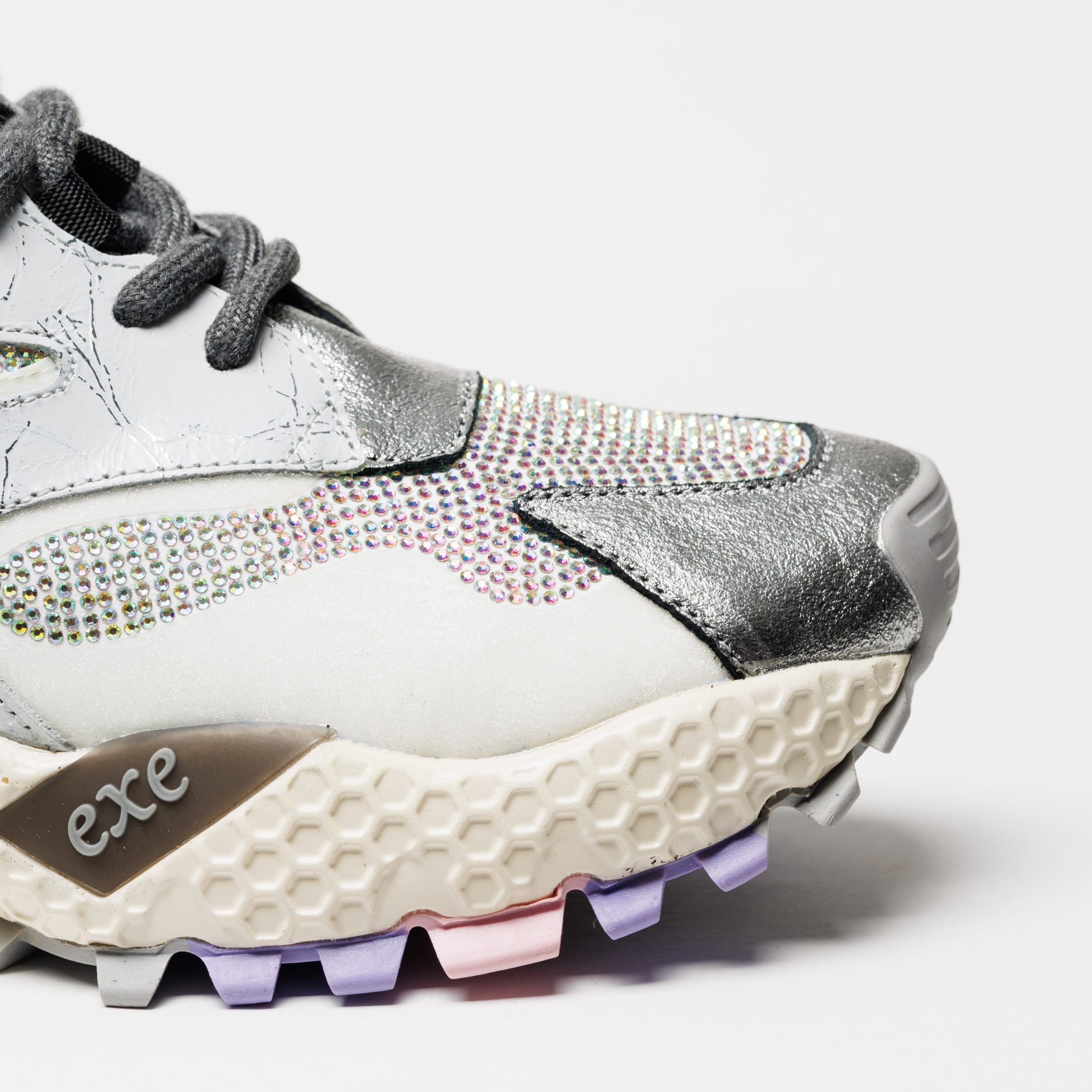 Sapatilhas 3020-8A Exé Silver White 4