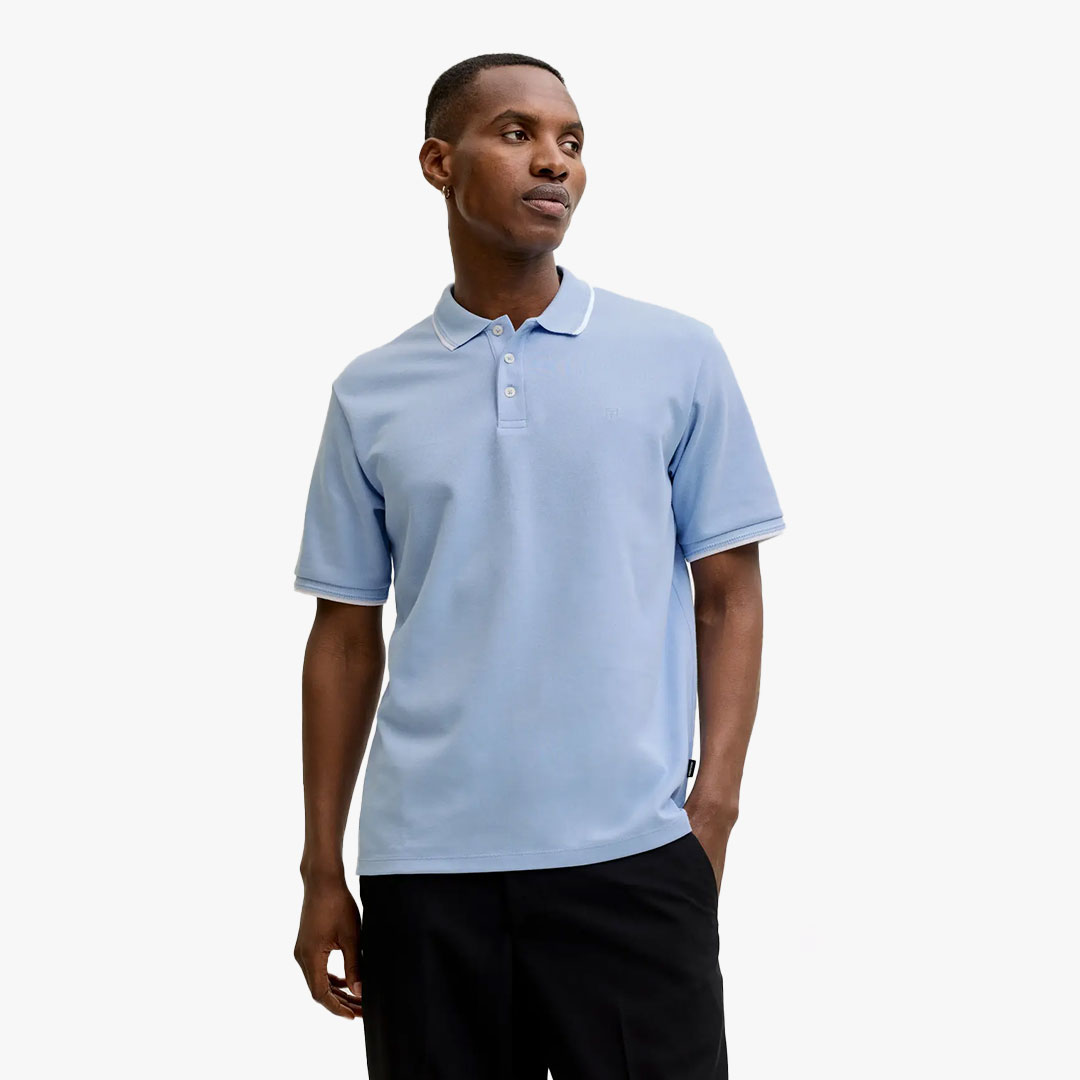 Pólo LAETHAN Jack&Jones Chambray Blue 5