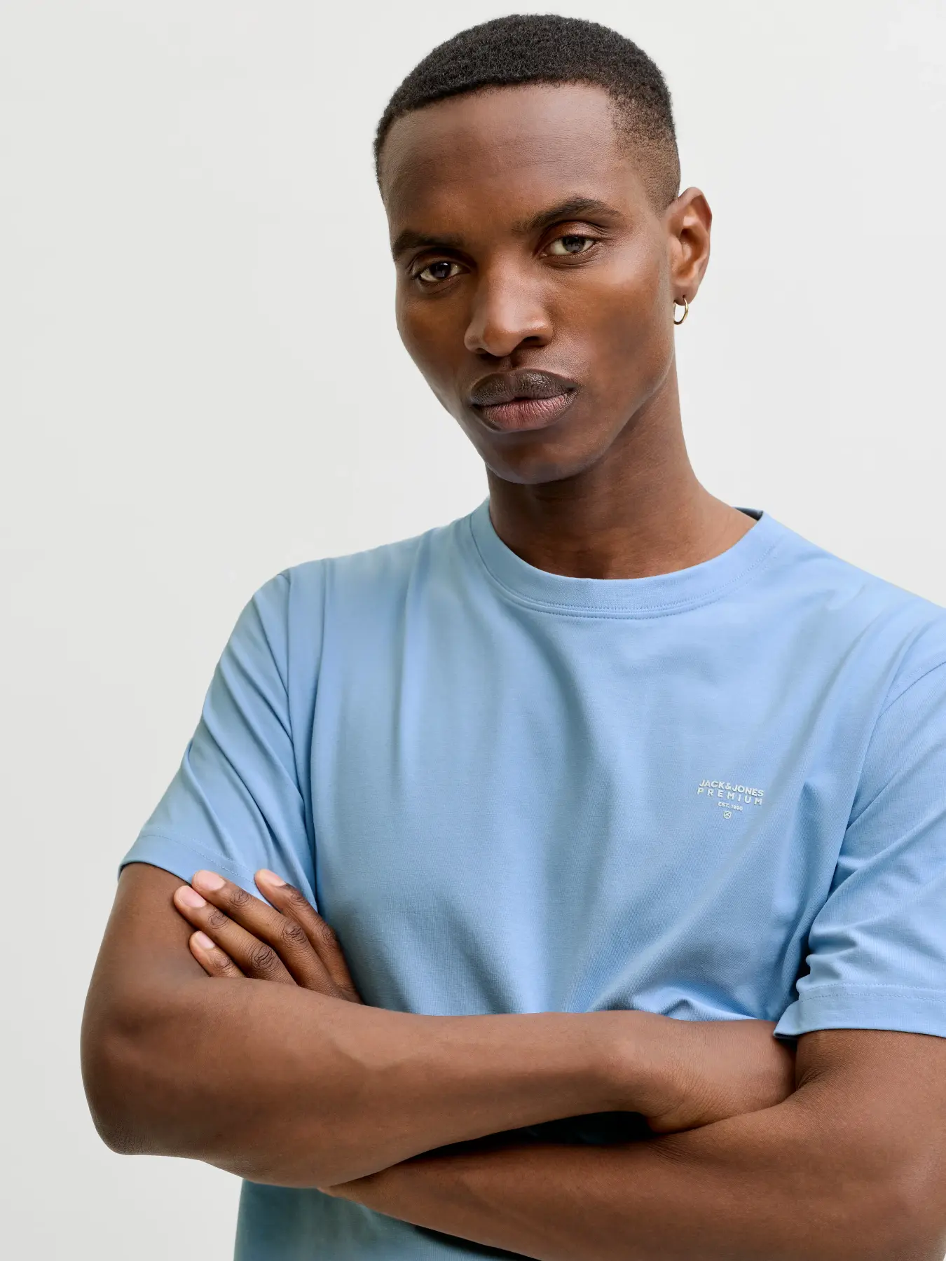 T-shirt LATYLER Jack&Jones Chambray Blue 1