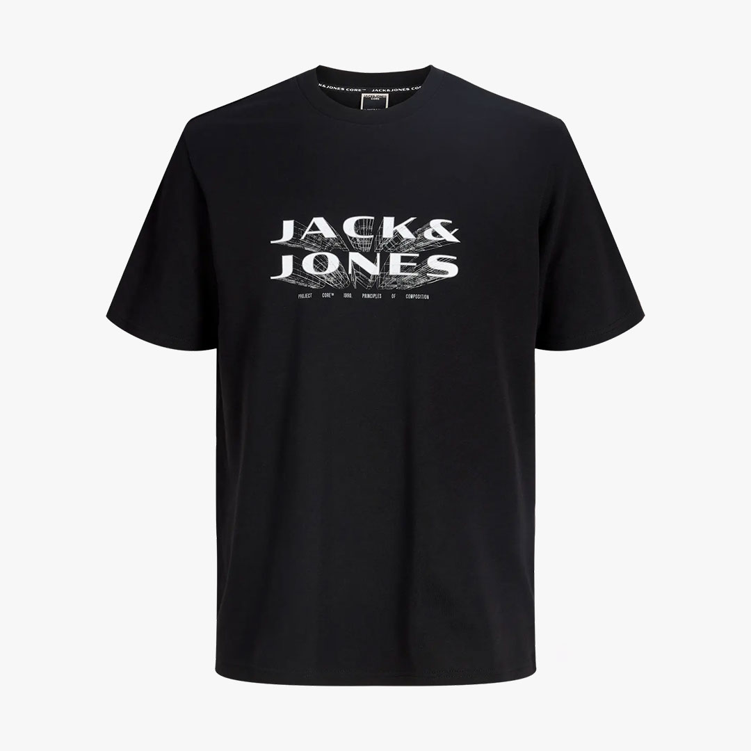 T-shirt FUSION Jack&Jones Black