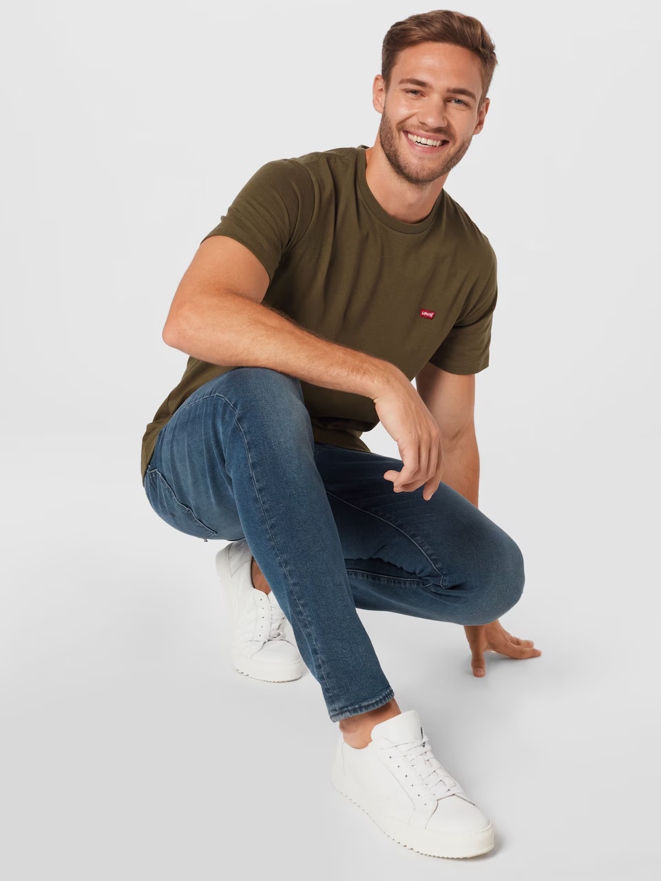 T-shirt ORIGINAL HOUSEMARK Levi's Olive Night 1