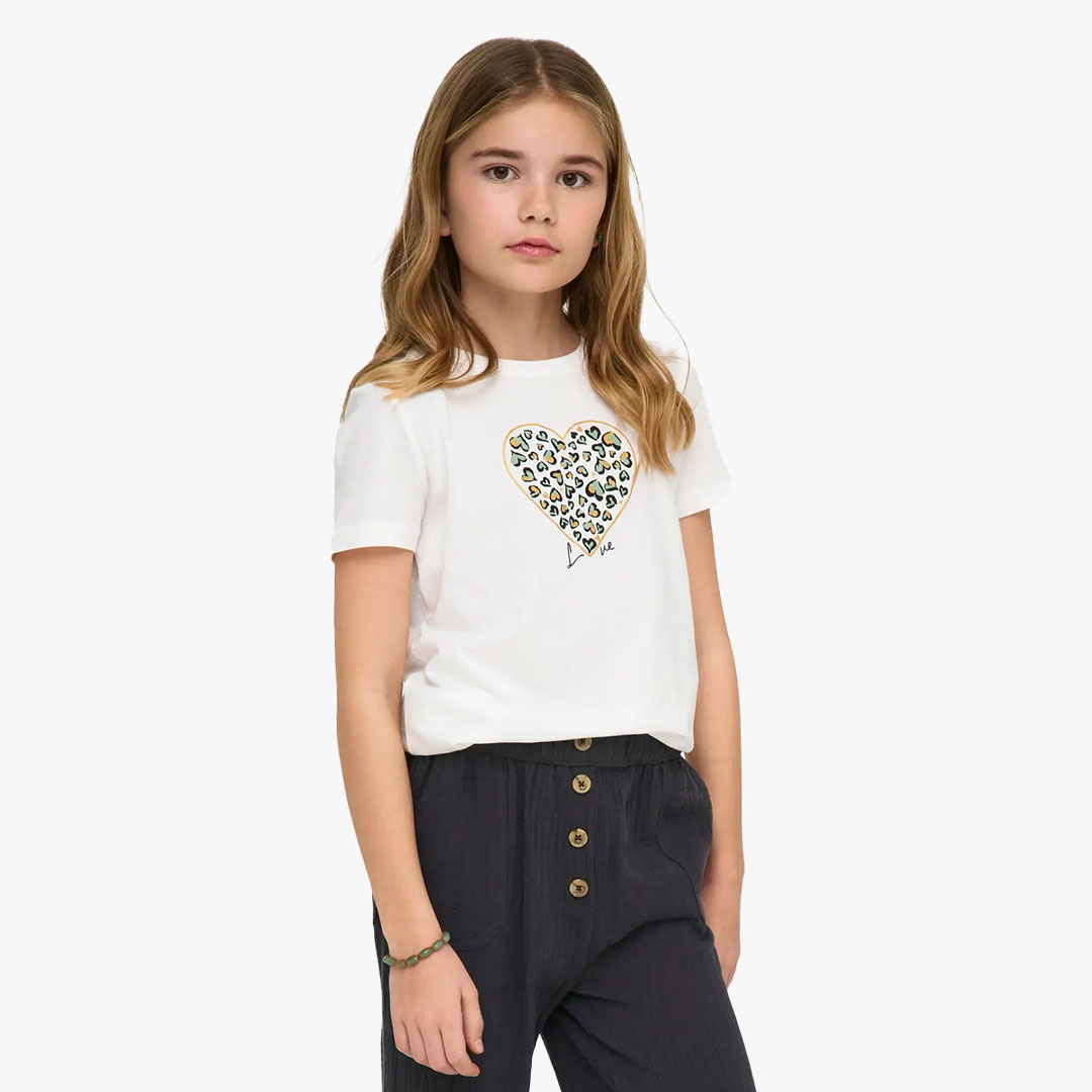 T-shirt LANY Only Kids Cloud Dancer 0