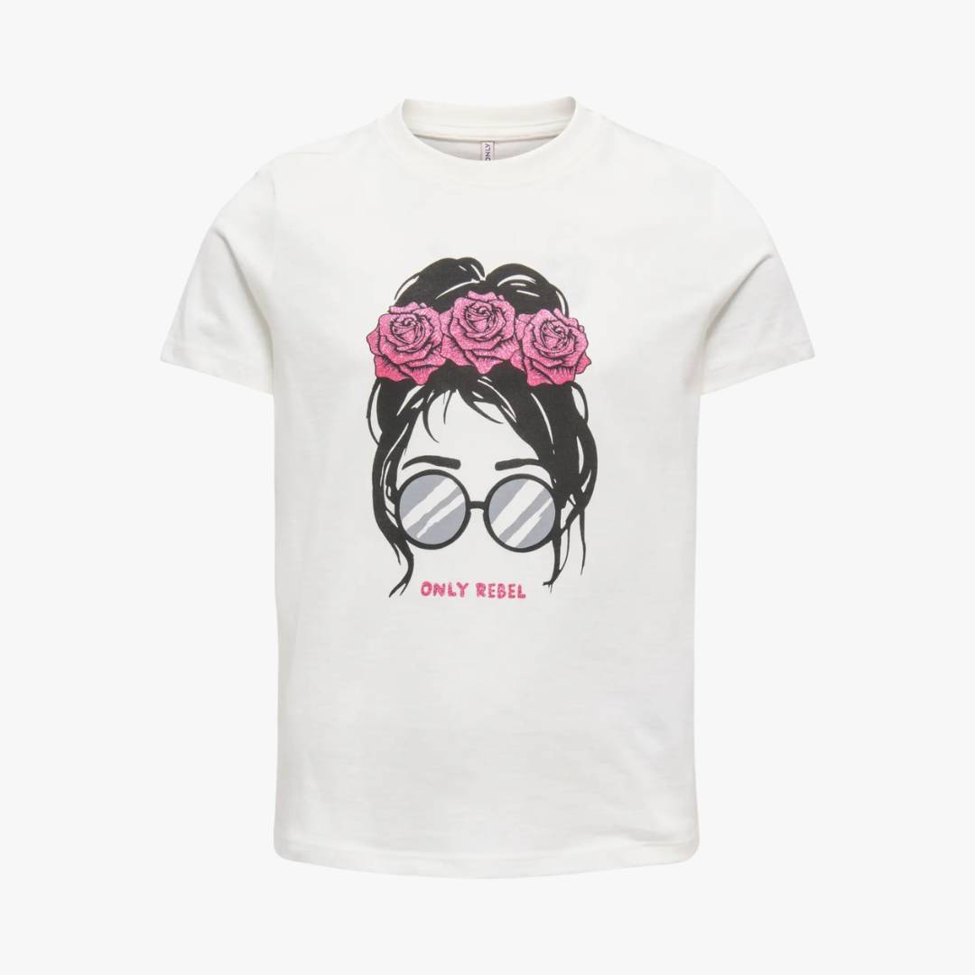 T-shirt EMMA Only Kids Cloud Dancer 0
