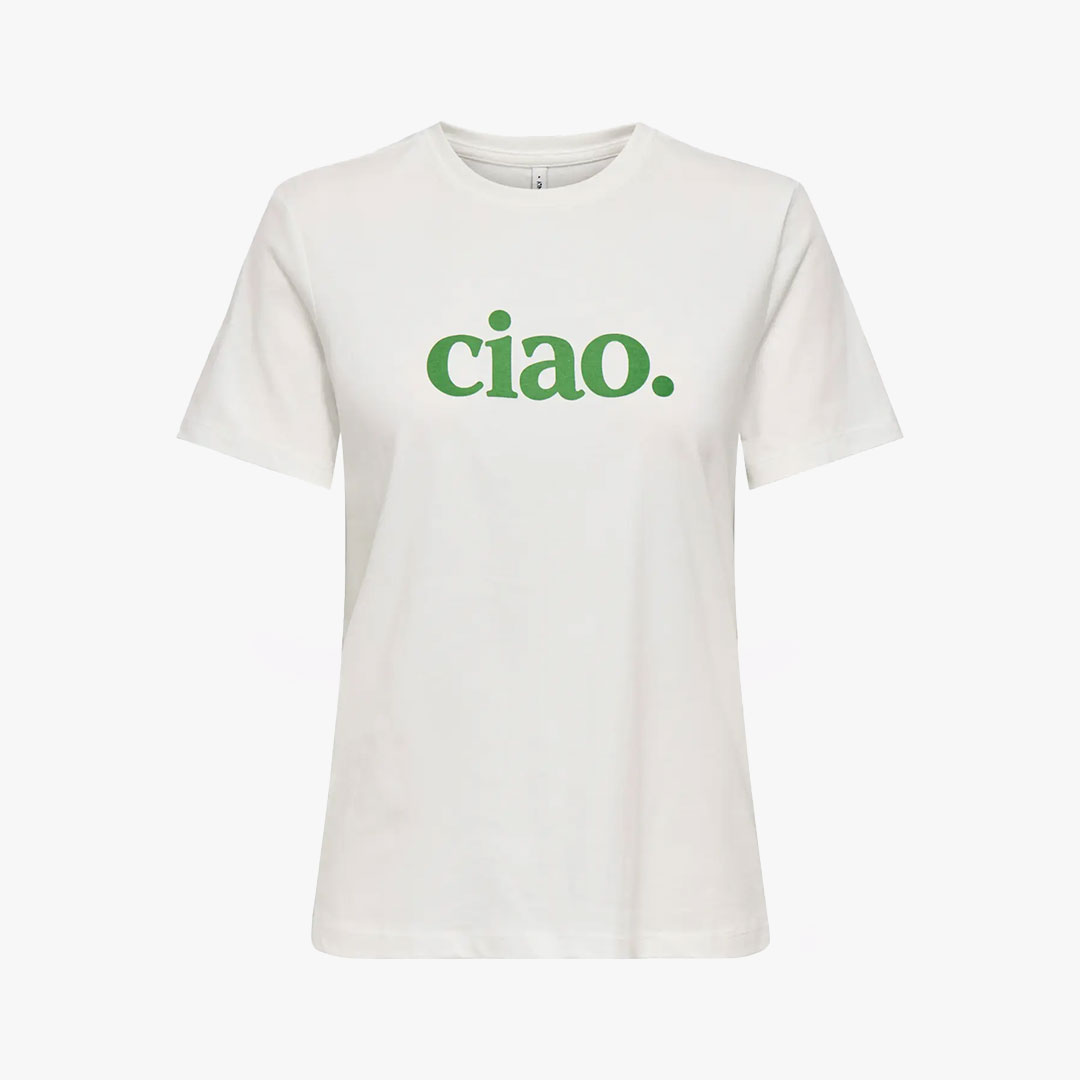 T-shirt CLEO Only Cloud Dancer Ciao 0
