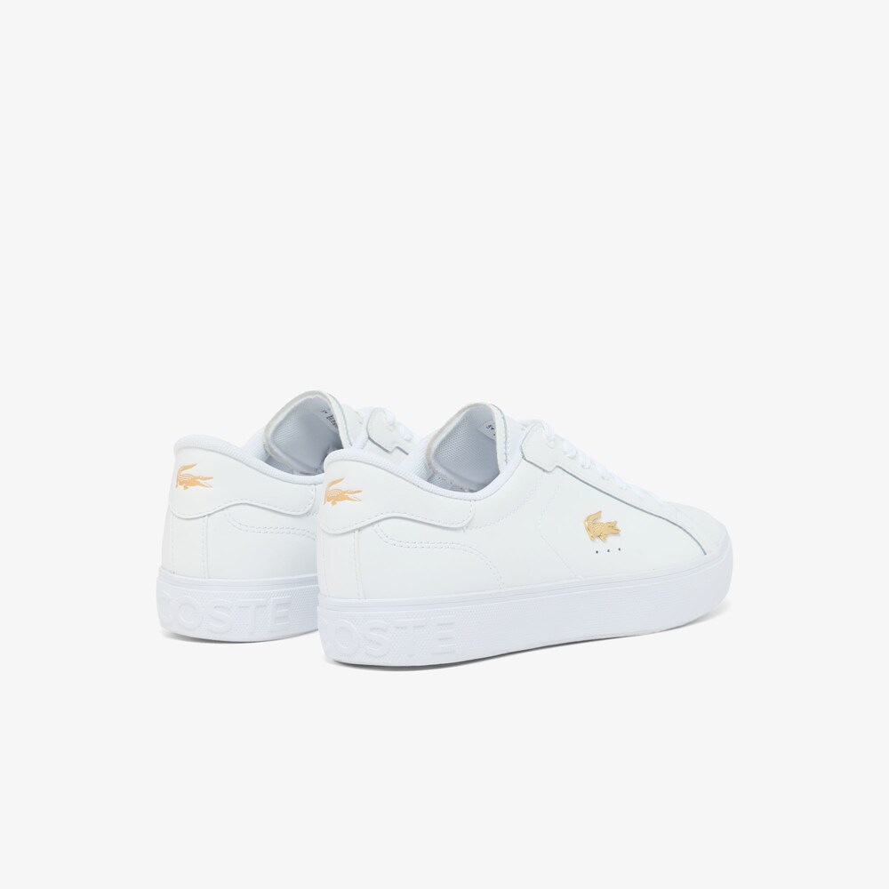 Sapatilhas POWERCOURT Lacoste White Gold 3