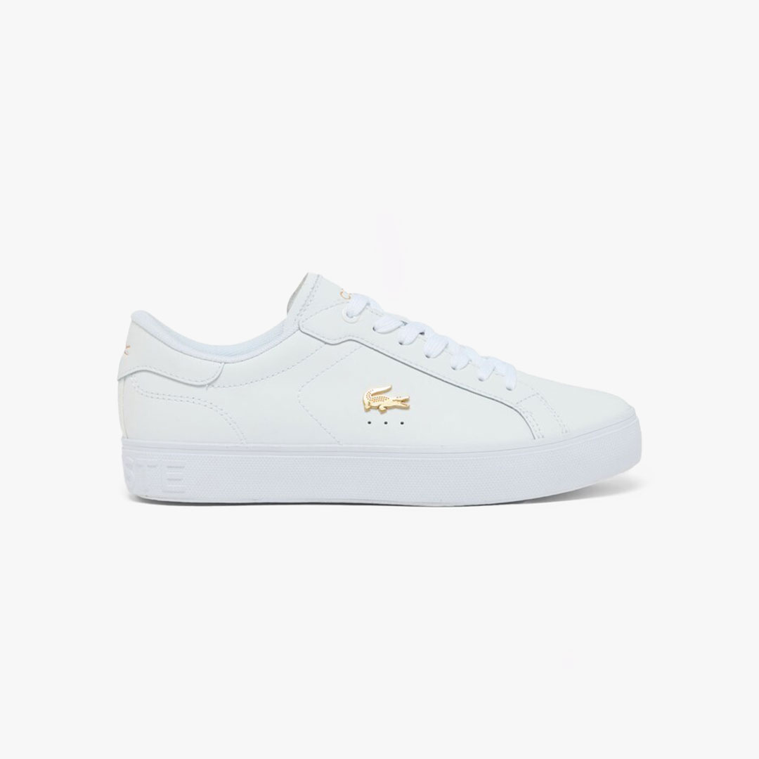 Sapatilhas POWERCOURT Lacoste White Gold 0