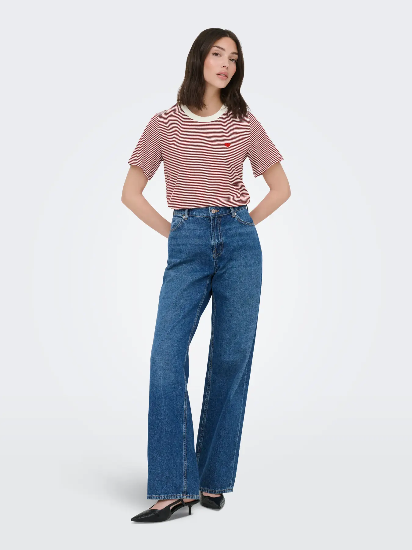 T-shirt PISA JDY Rhubarb 2