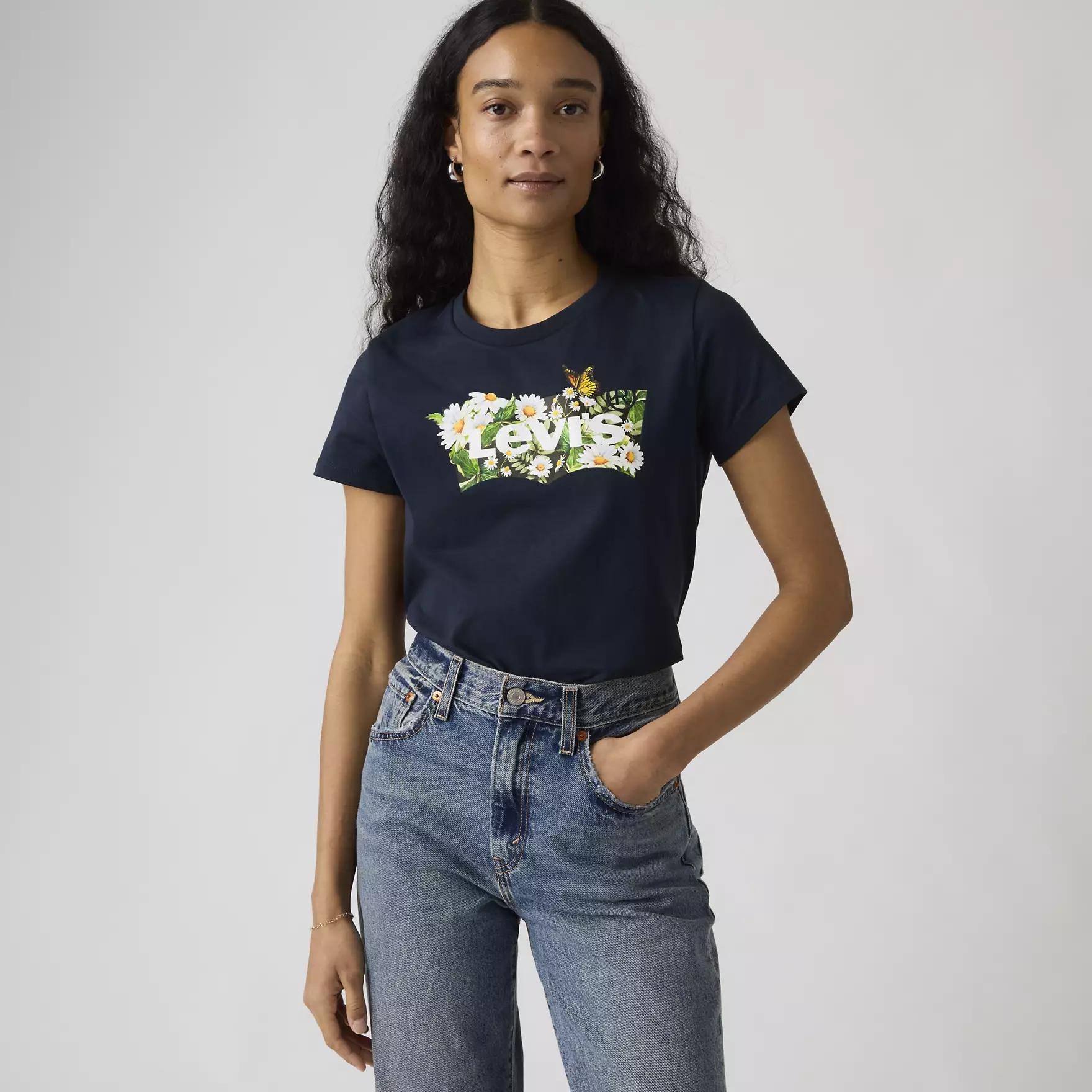 T-shirt PERFECT Levi's Navy Blazer 2