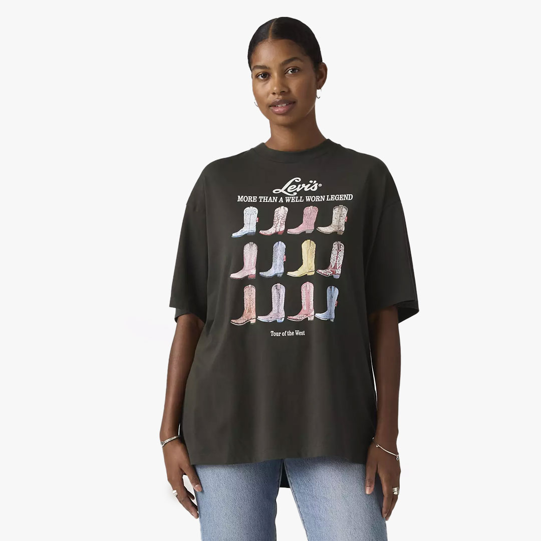 T-shirt SHORT STACK Levi's Pirate Black 0