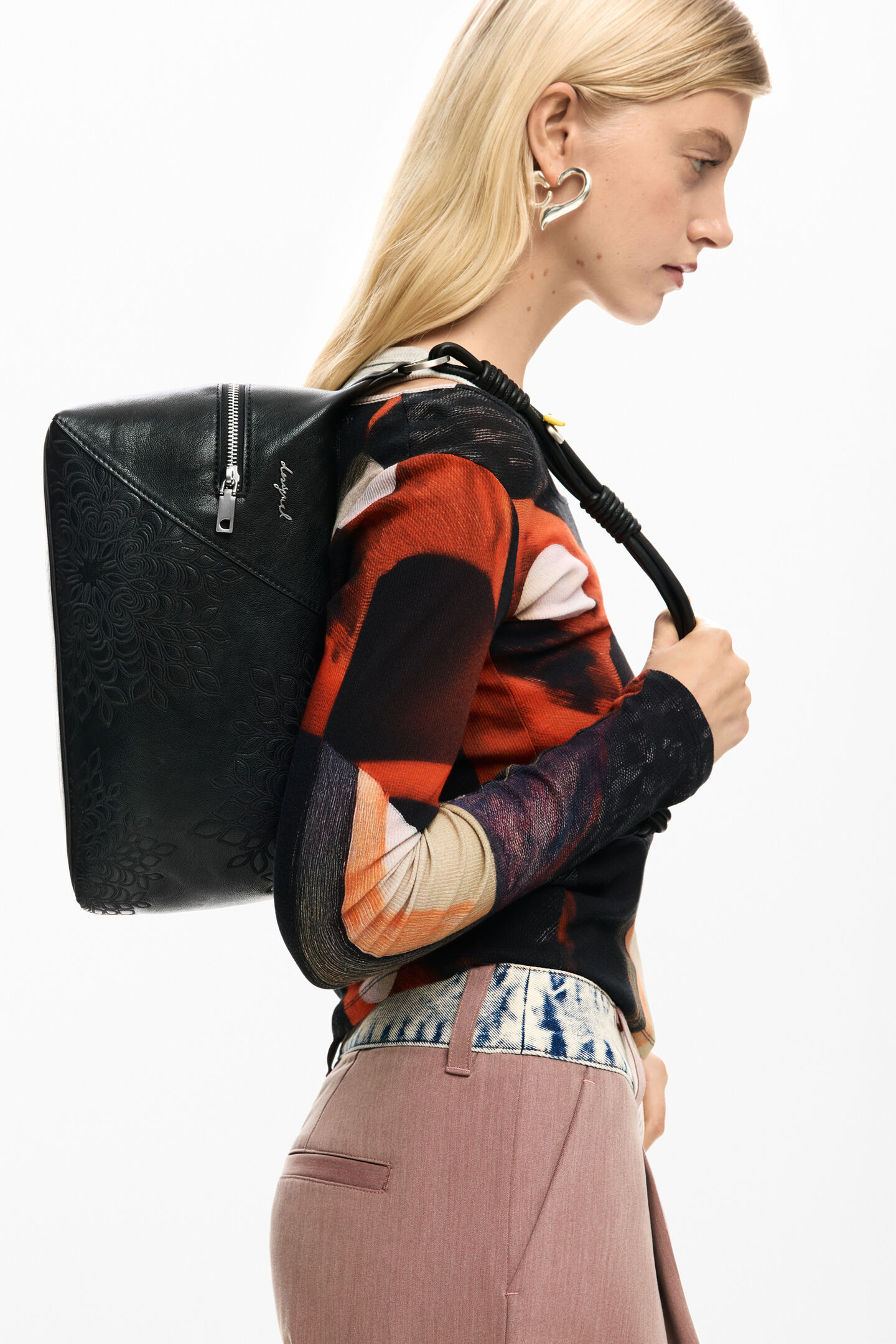 Mala SIERRA Desigual Negro 2