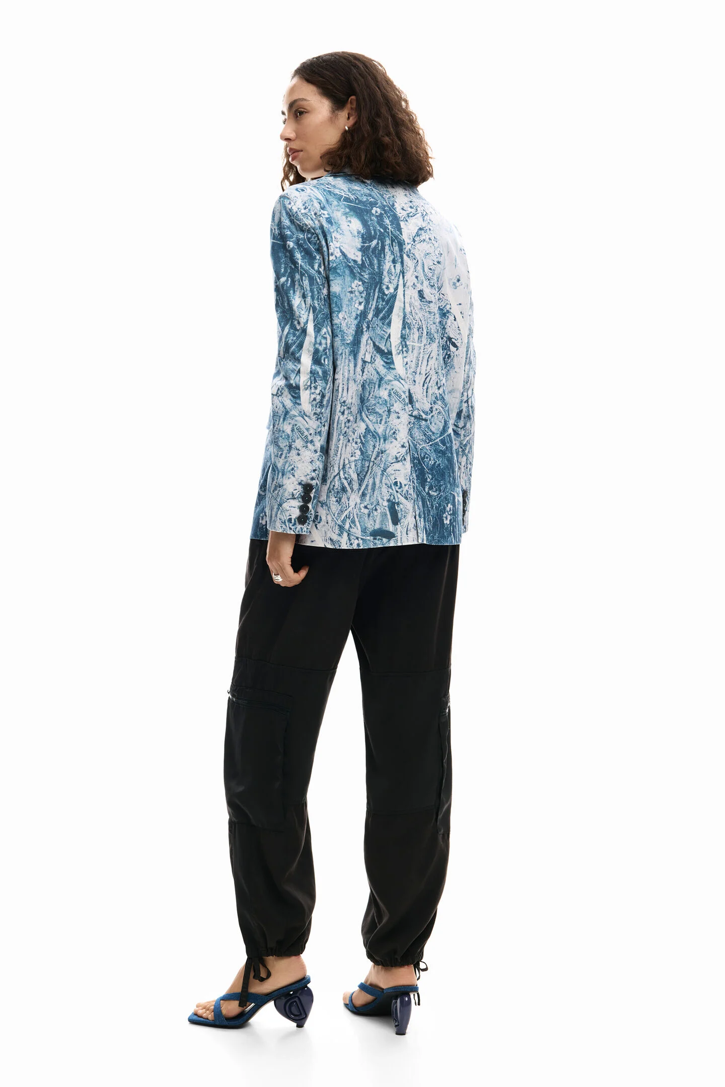 Blazer CASSI Desigual Gris Azulado 3