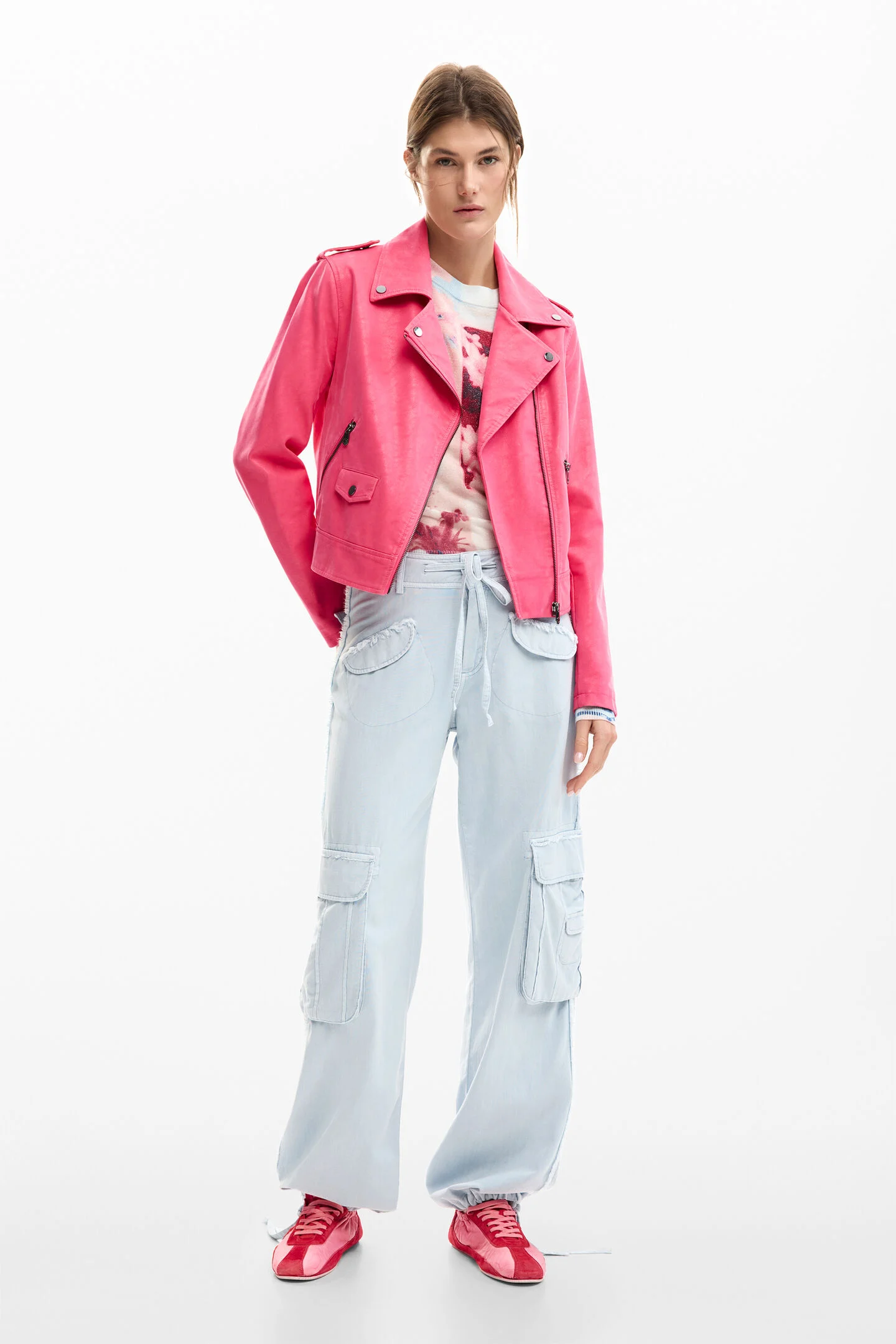 Casaco LOLLY Desigual Candy Pink 0