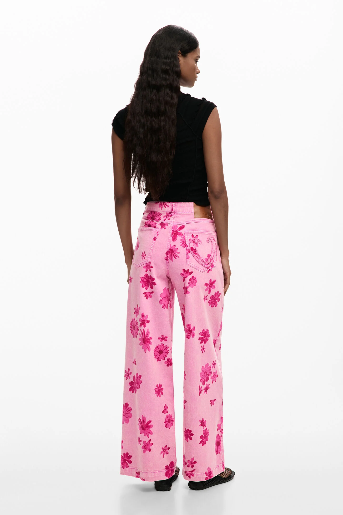 Jeans PICHI Desigual Candy Pink 3