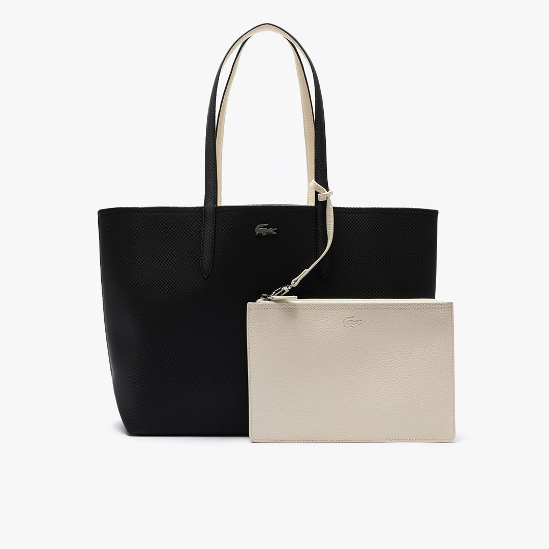 Mala Reversível ANNA Lacoste Noir Farine 7