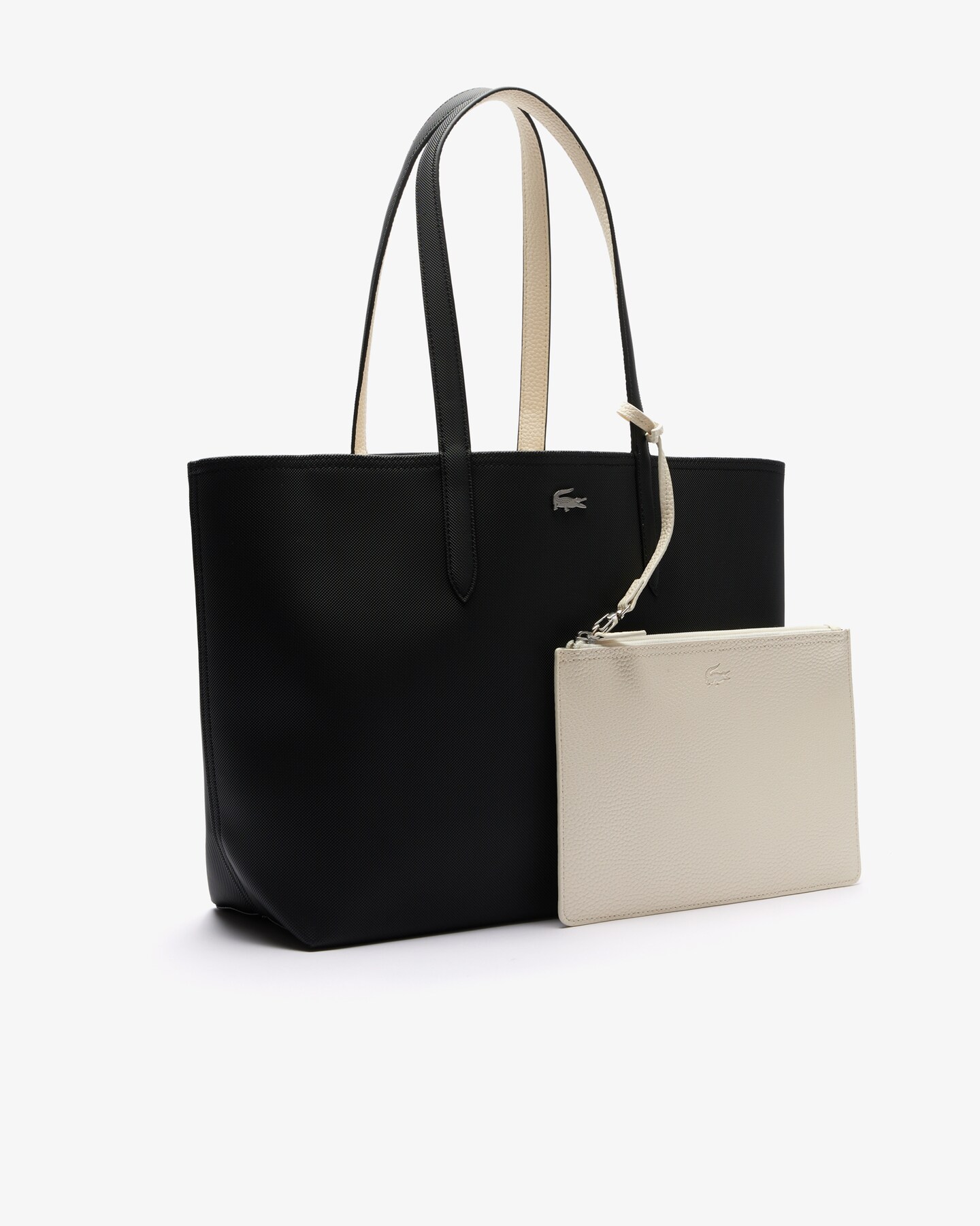 Mala Reversível ANNA Lacoste Noir Farine 2