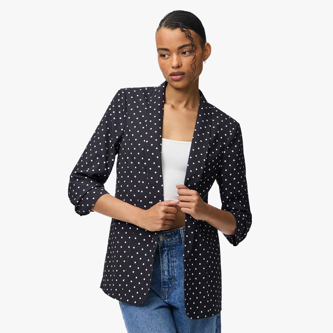 Blazer BOSELLA Pieces Black New Dot 0