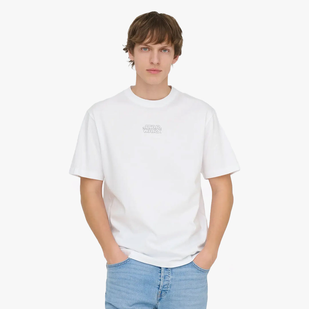 T-shirt STAR WARS Only&Sons Bright White 0
