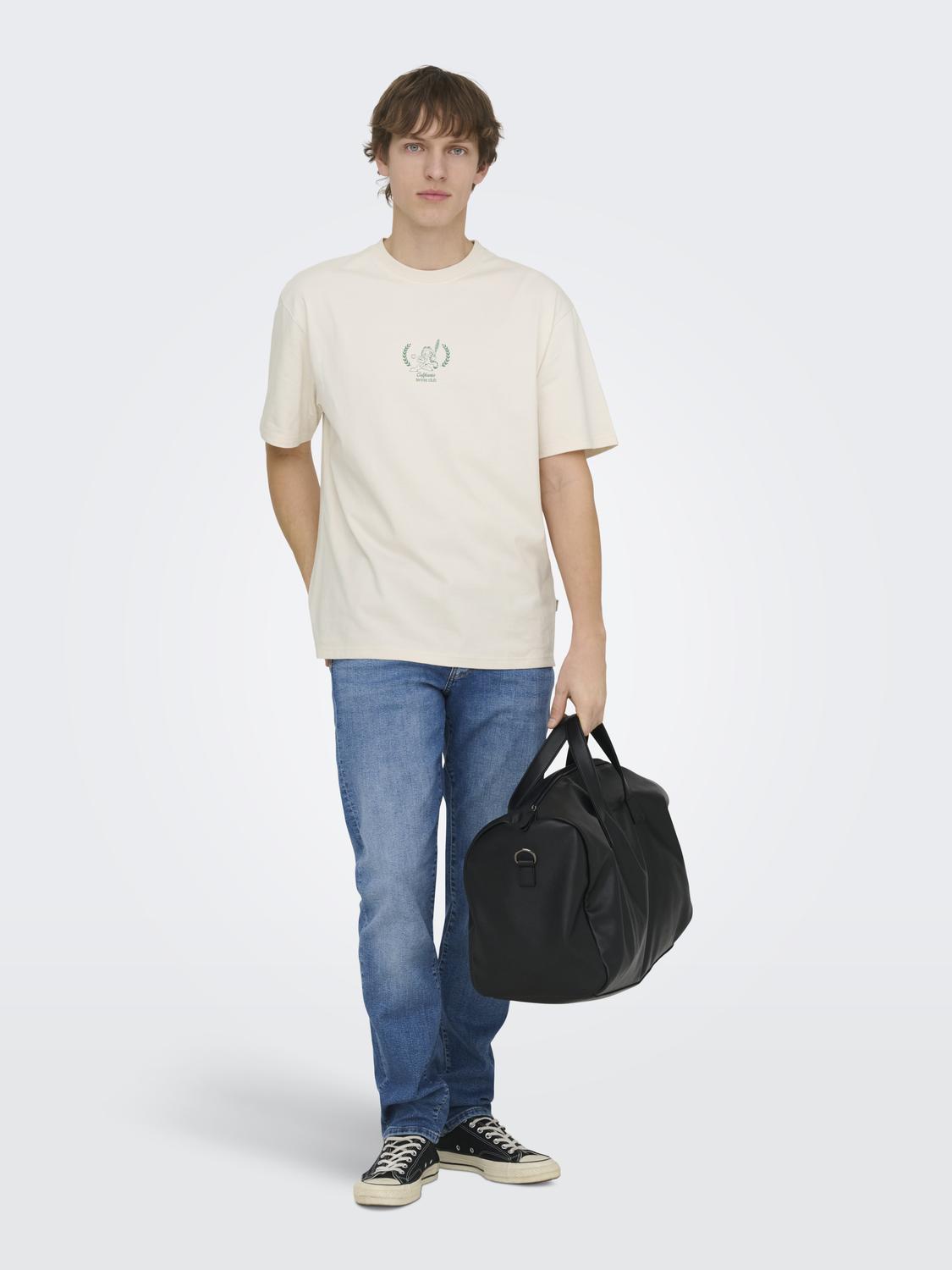 T-shirt GARFIELD Only&Sons Cloud Dancer 4