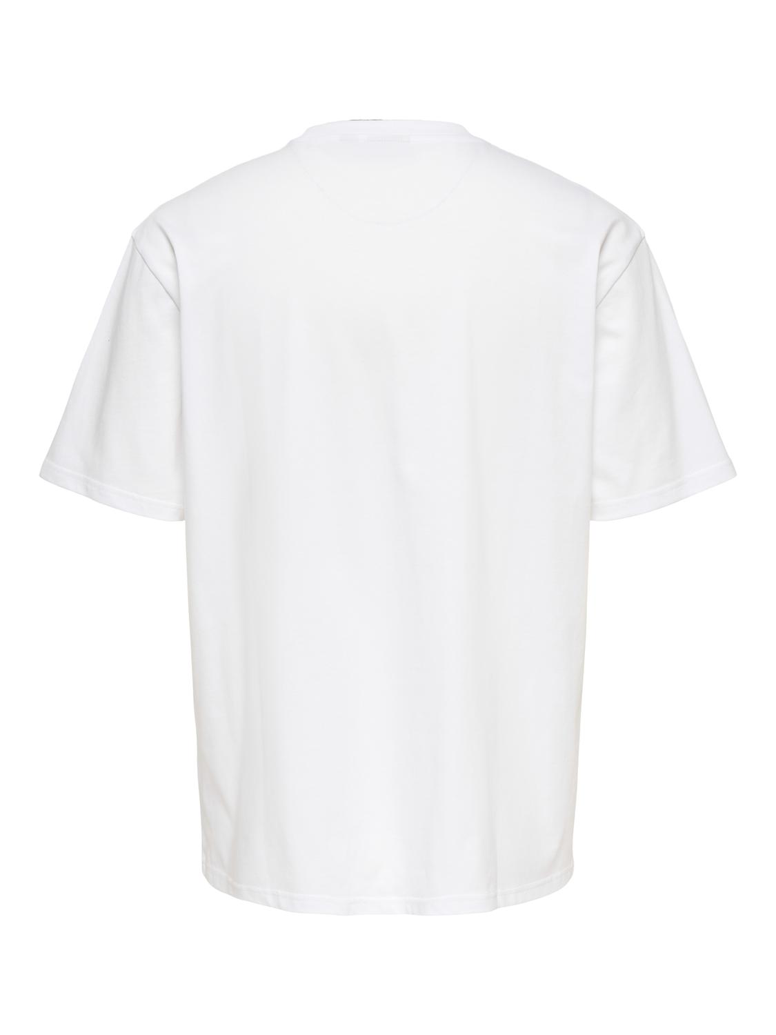T-shirt MINGO Only&Sons Bright White 1
