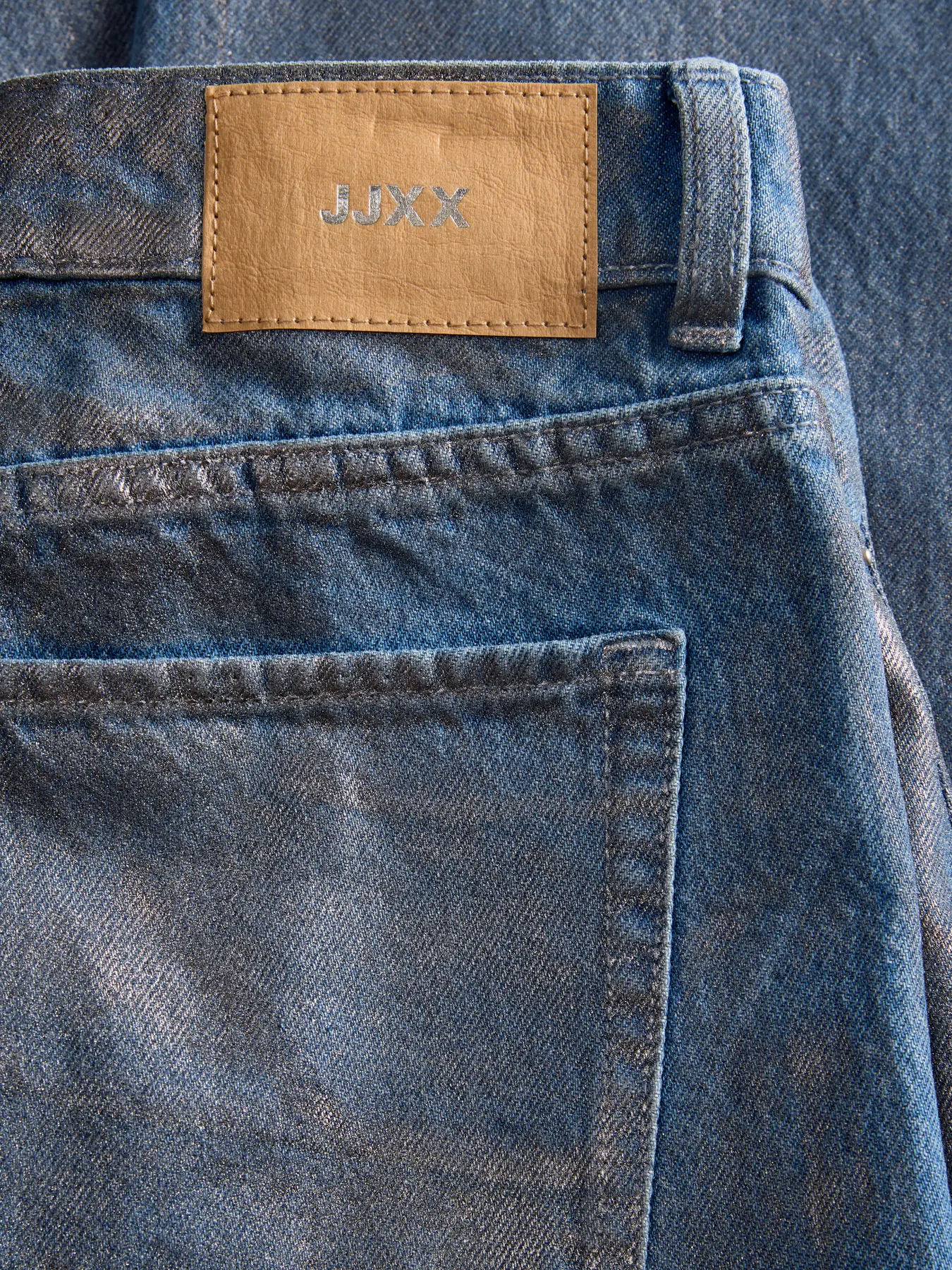 Calças FUJI JJXX Medium Blue Silver 2