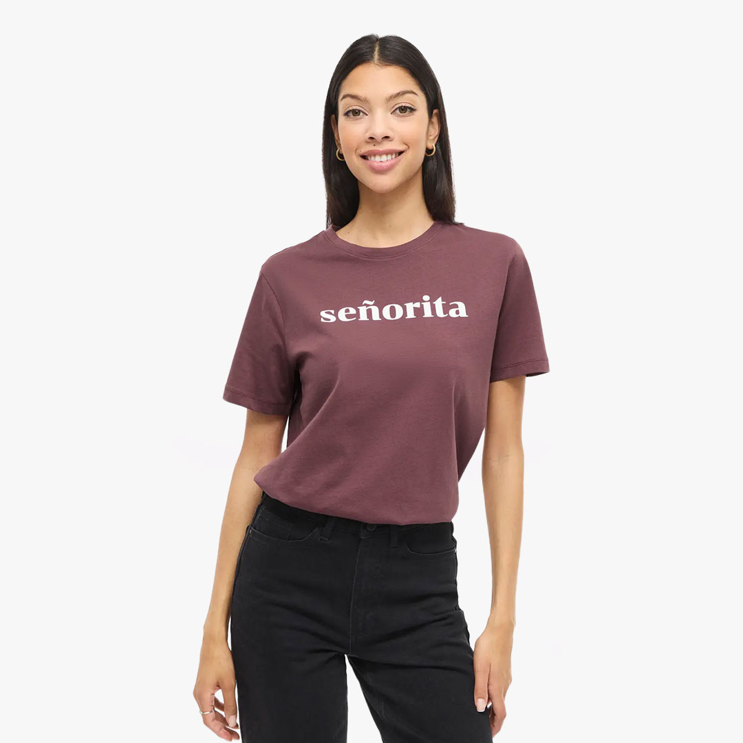 T-shirt SYBIL Vila Plum Wine 0