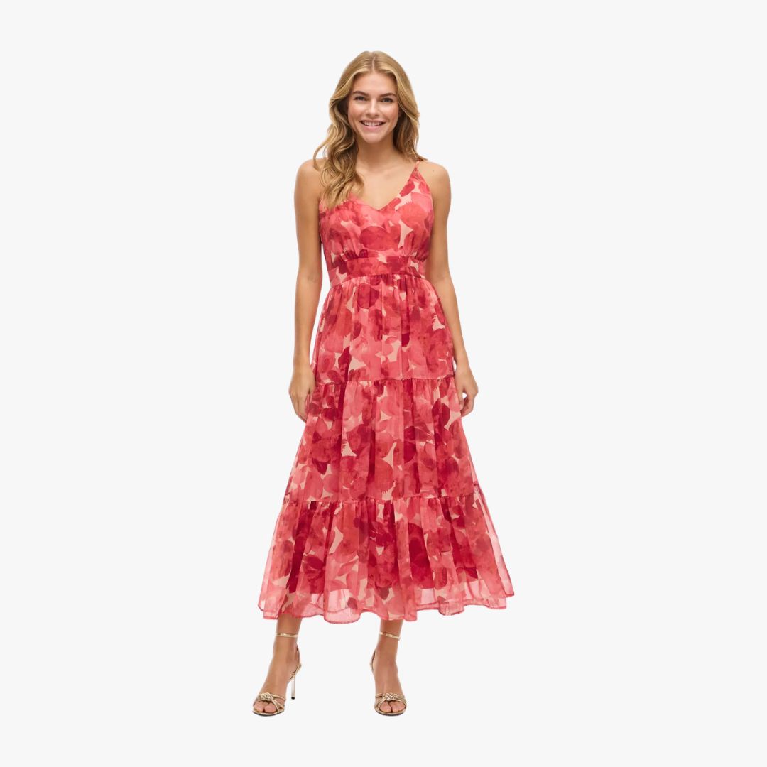 Vestido FLORIE Vila Paprika 0