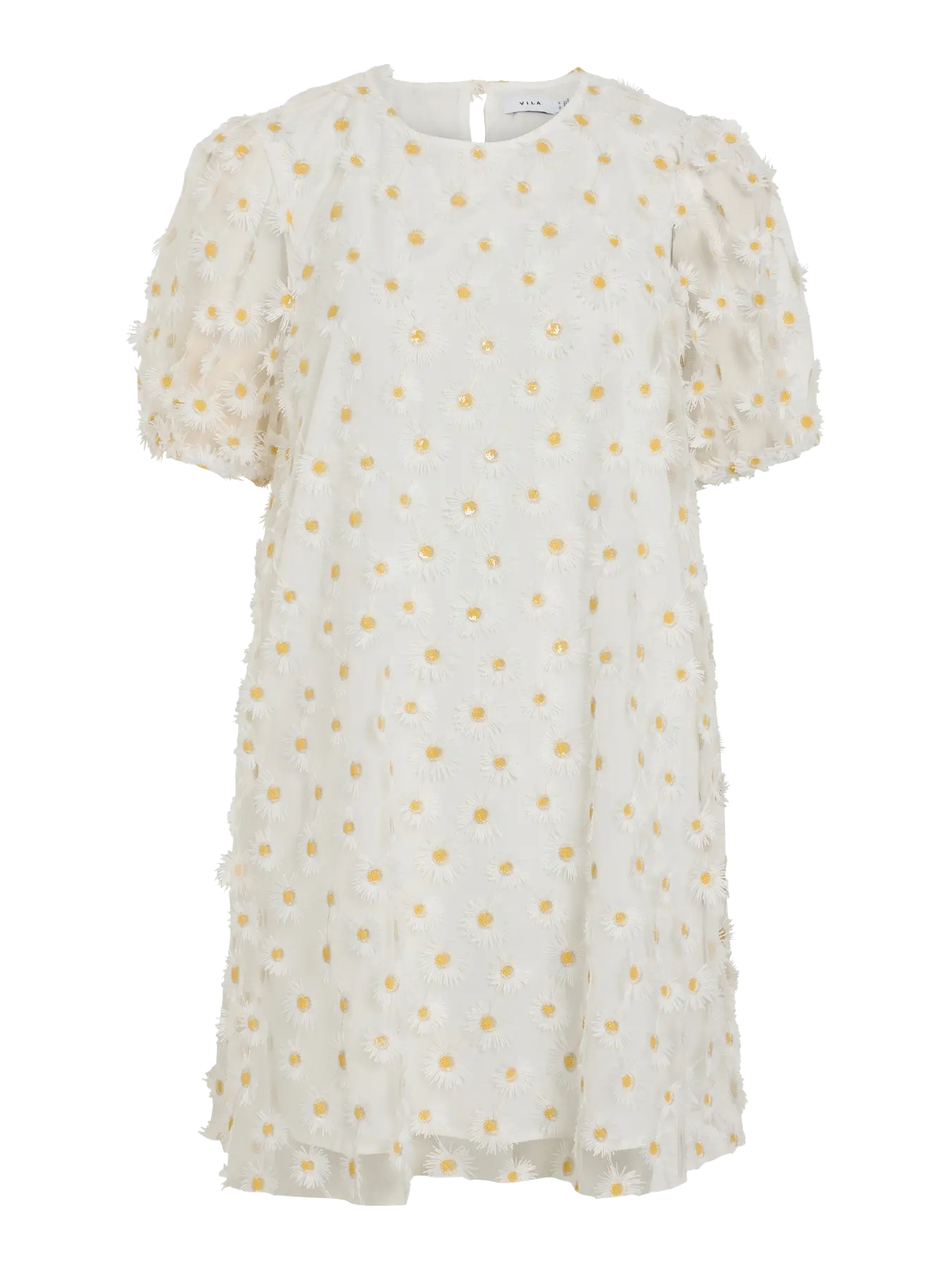 Vestido SOLA Vila Cloud Dancer 0