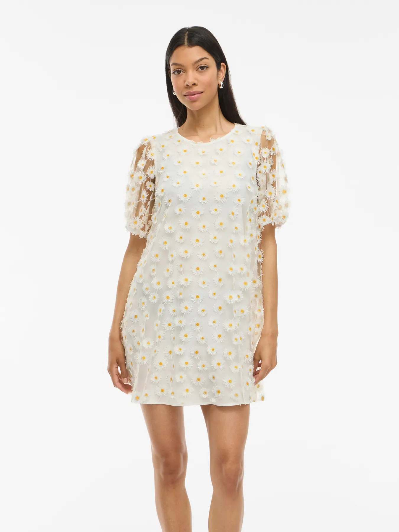 Vestido SOLA Vila Cloud Dancer 2