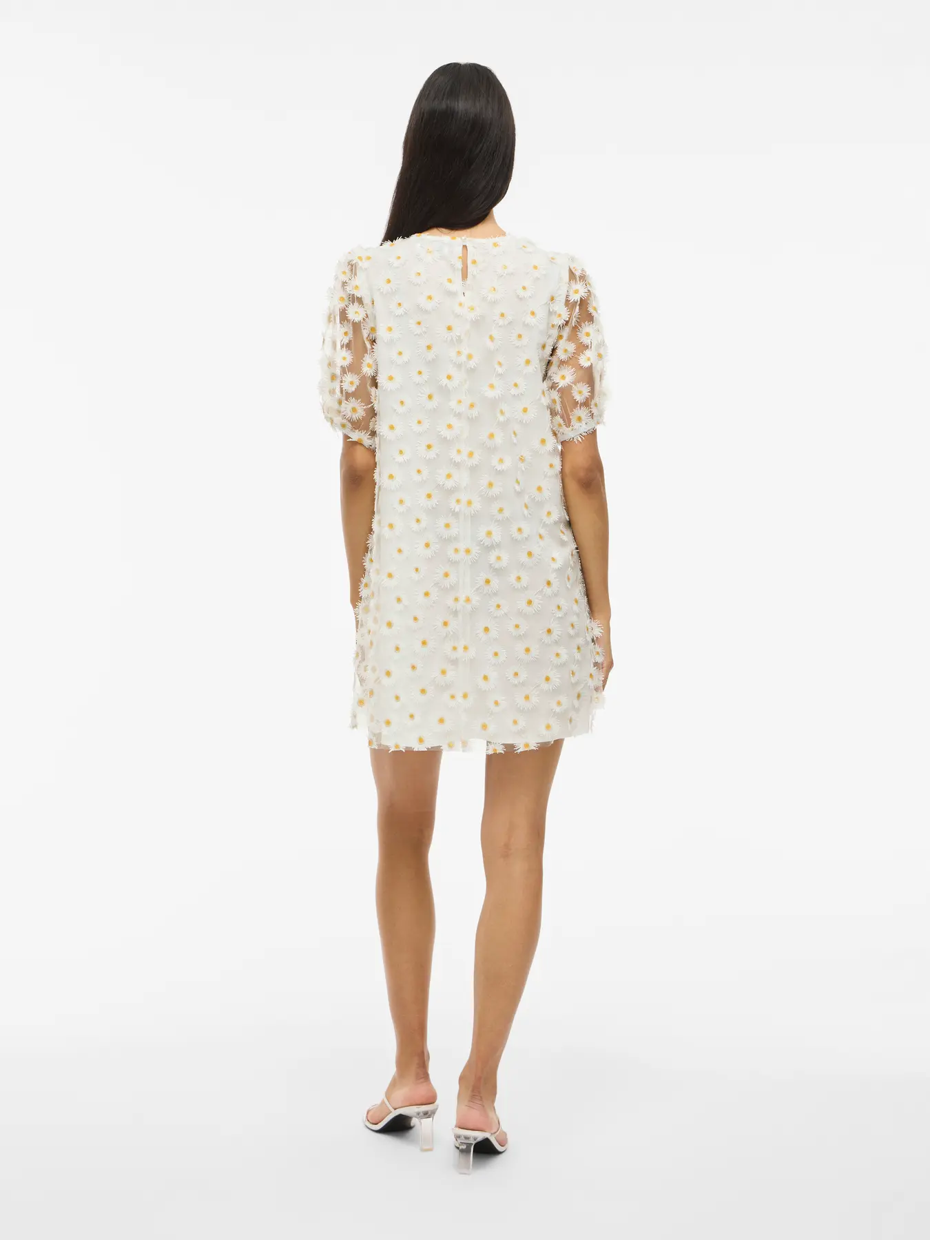 Vestido SOLA Vila Cloud Dancer 3