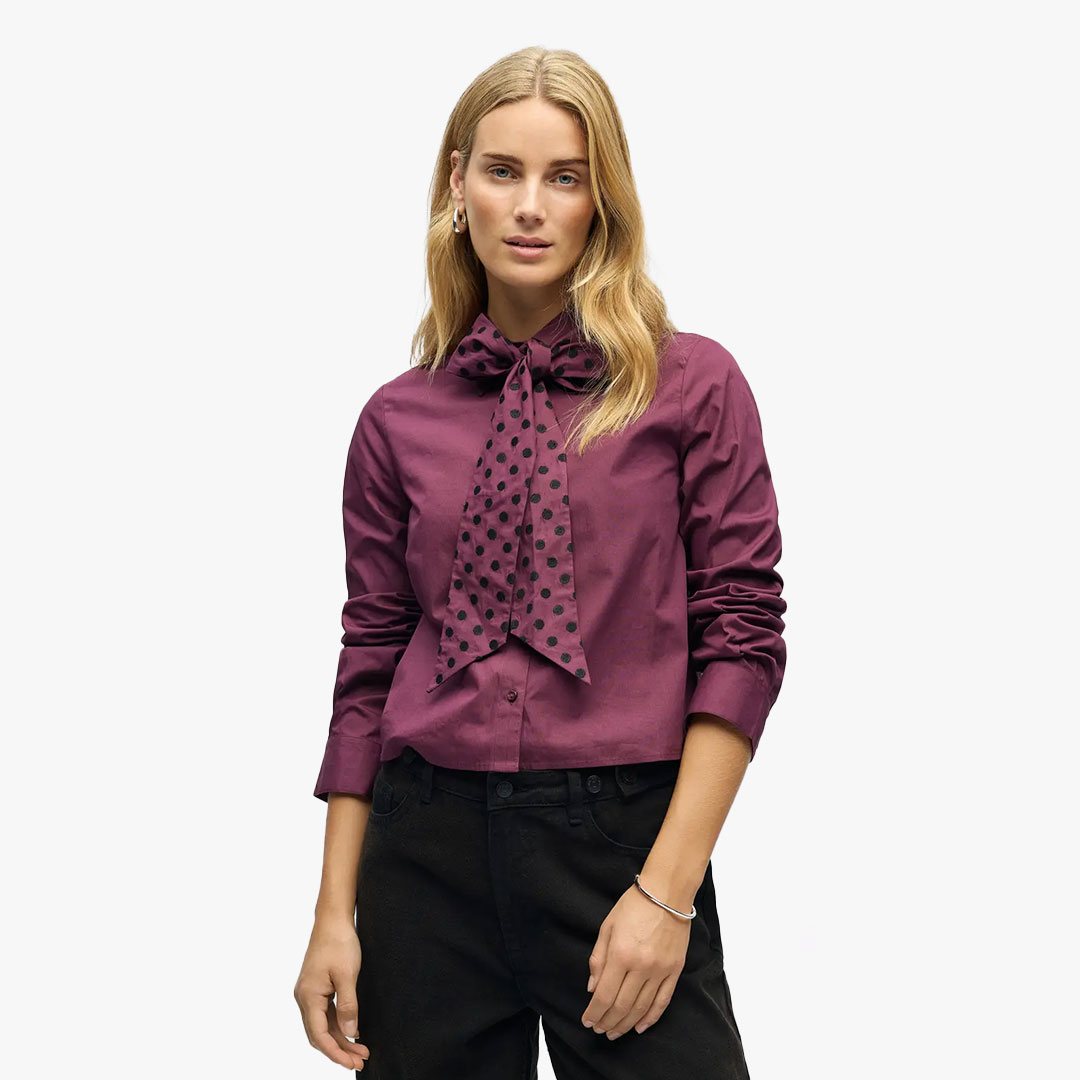 Camisa ZANE Object Mauve Wine 0