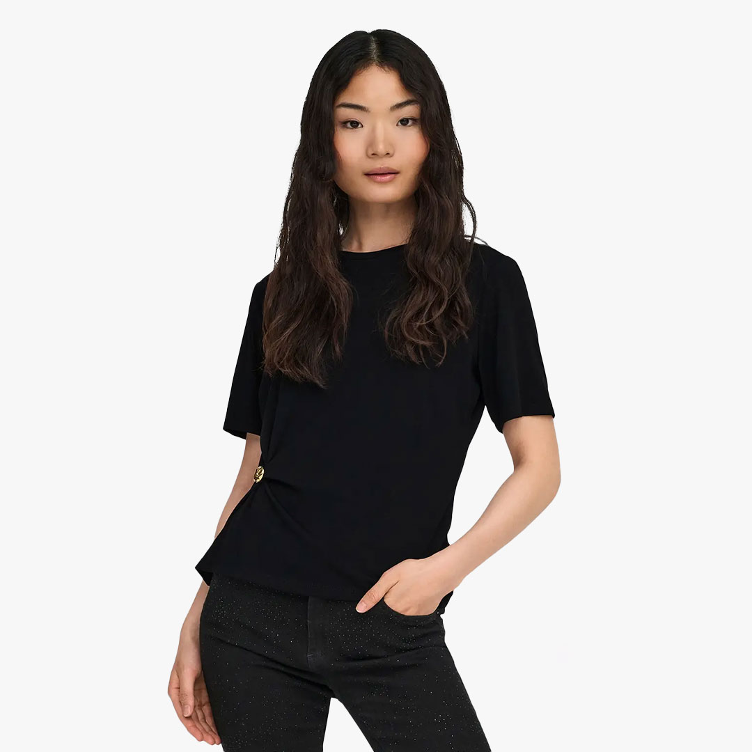 T-shirt ELENA Only Black Gold 0