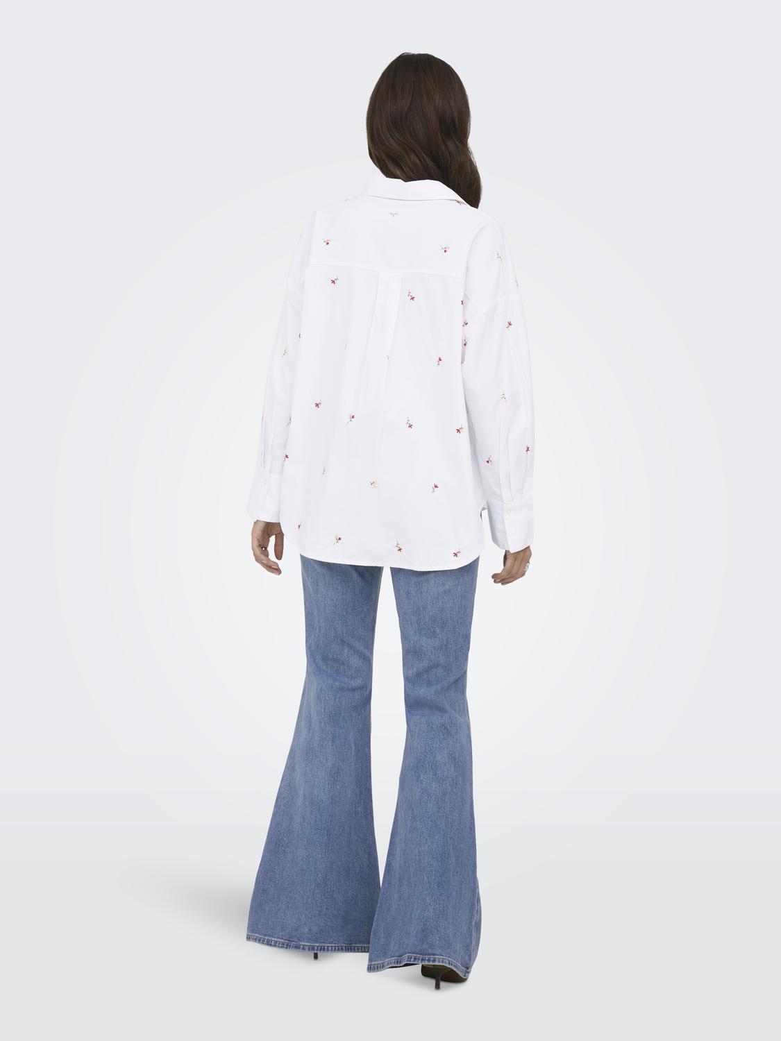 Camisa OREGON Only White Flower 5