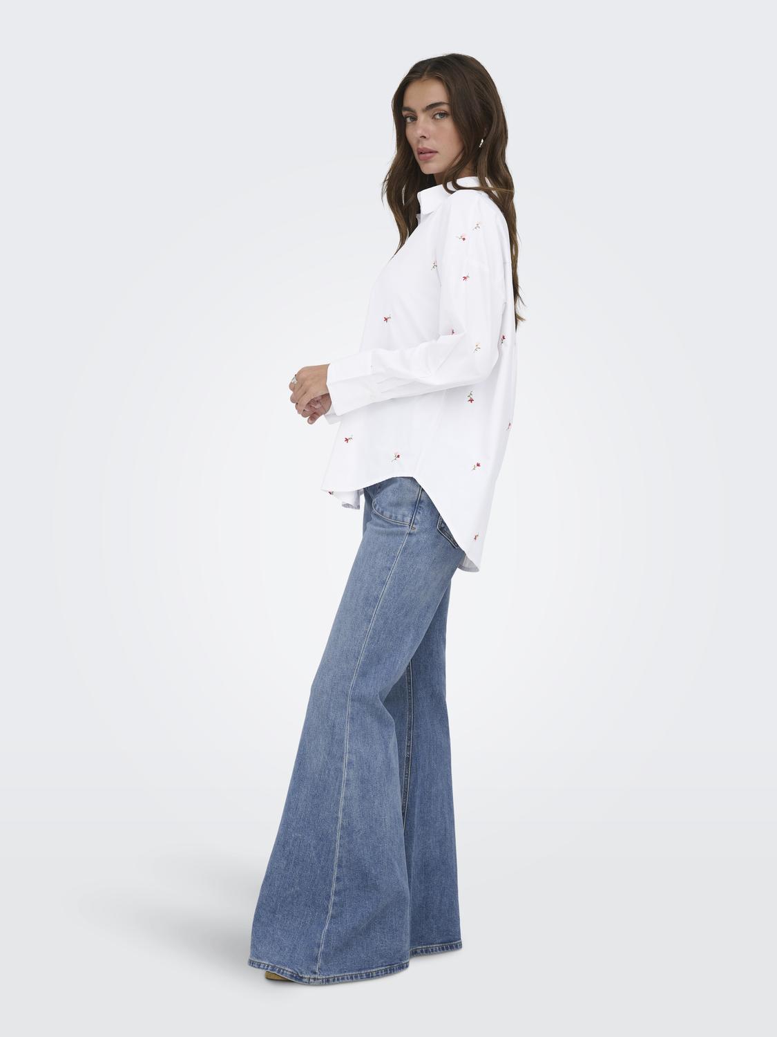 Camisa OREGON Only White Flower 3