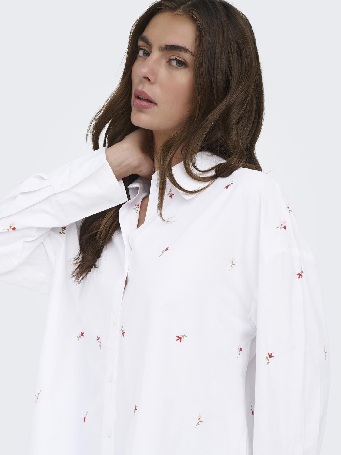 Camisa OREGON Only White Flower 1