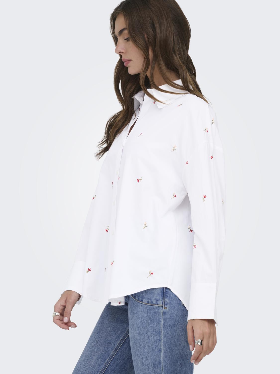 Camisa OREGON Only White Flower 2