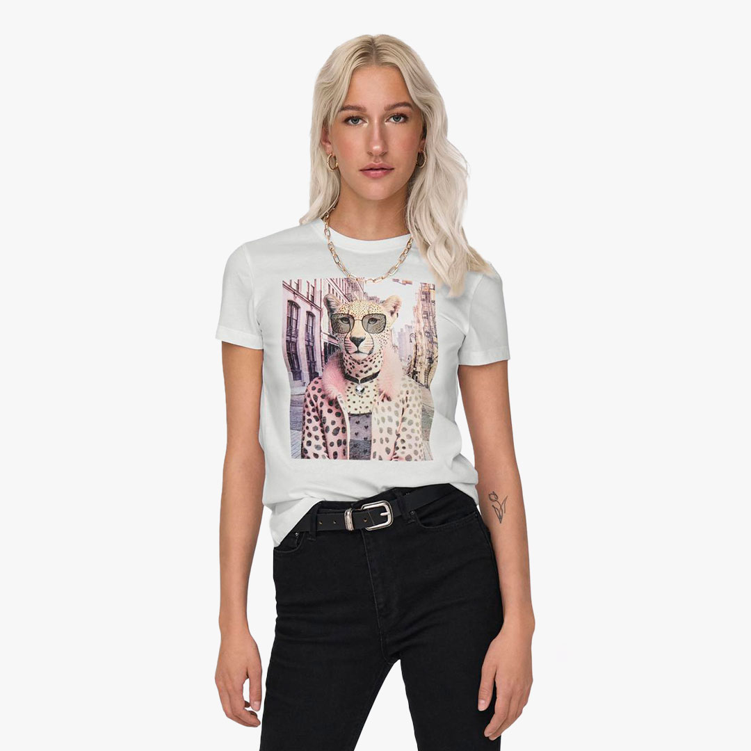 T-shirt VIBE Only Cloud Dancer 0