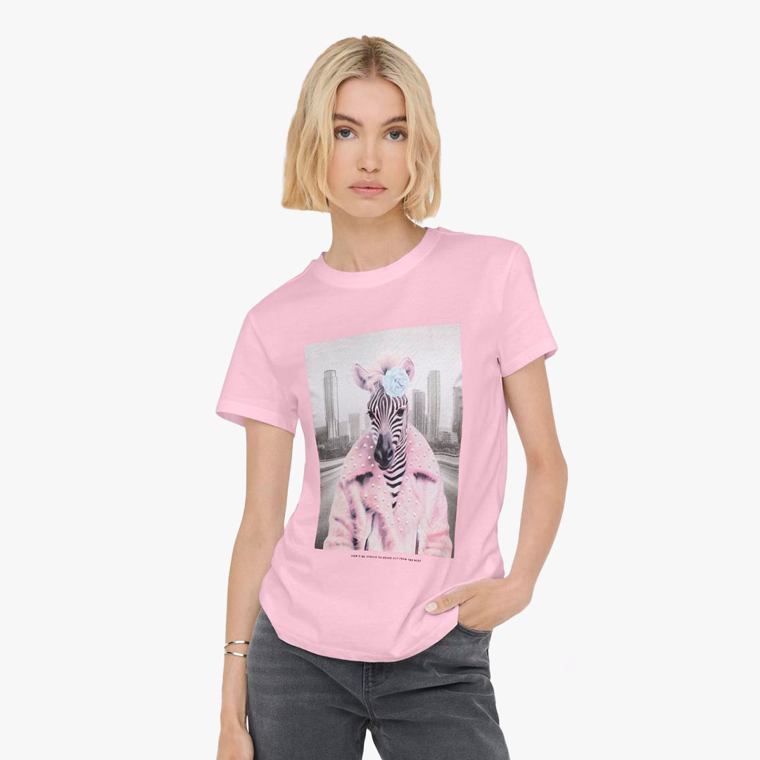 T-shirt VIBE Only Romance Rose 0