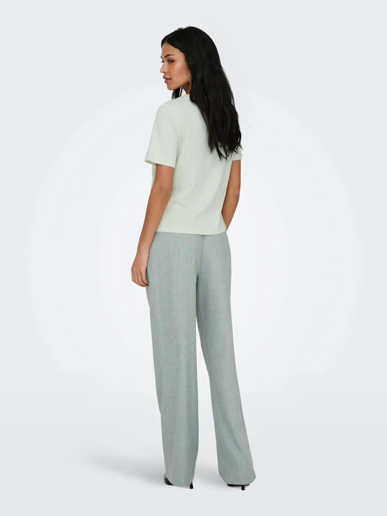 T-shirt ONLY Only Green Lily 1