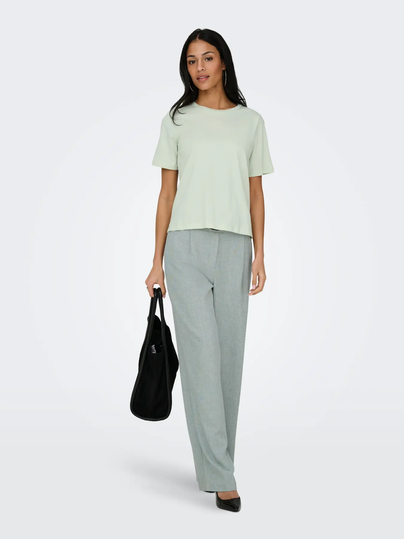 T-shirt ONLY Only Green Lily 2