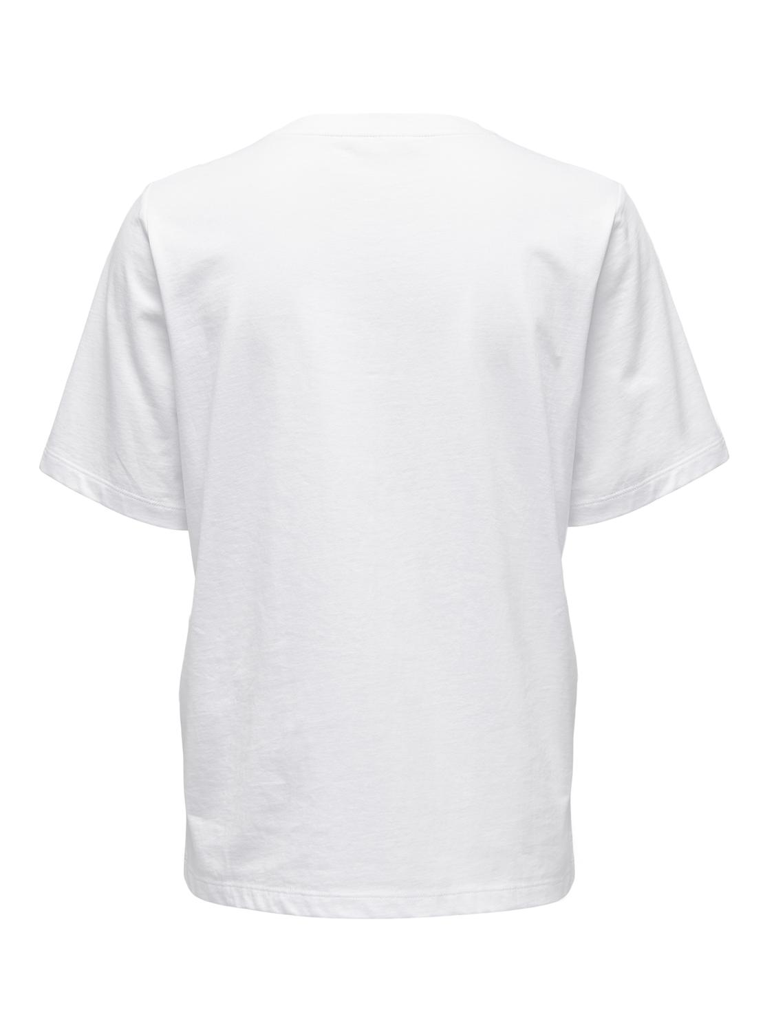 T-shirt ONLY Only White 4