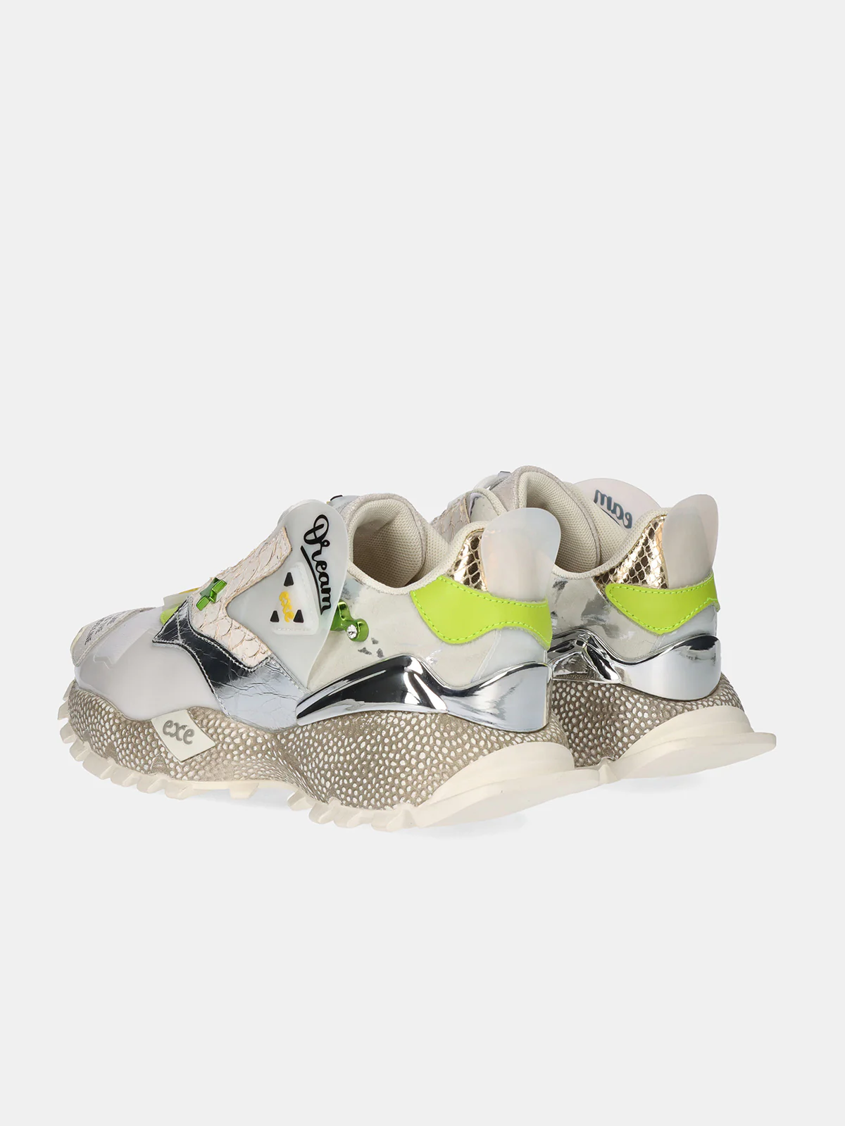 Sapatilhas 928-3 Exé White Lime 3