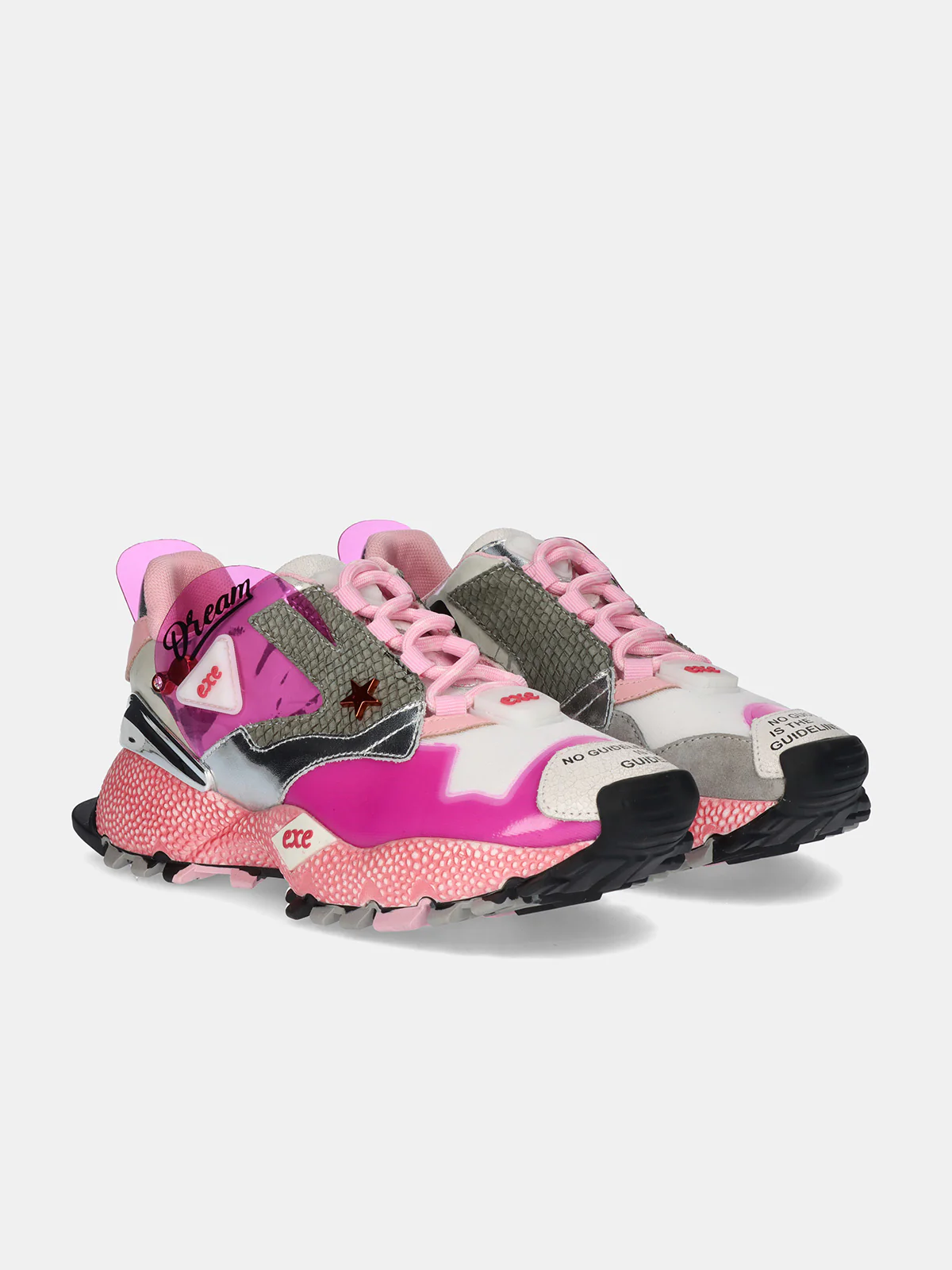 Sapatilhas 928-3 Exé White Pink 4