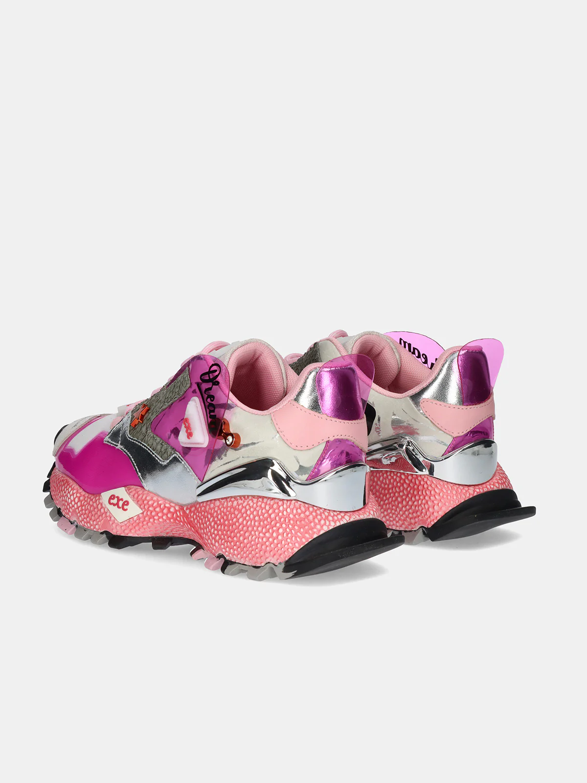 Sapatilhas 928-3 Exé White Pink 3